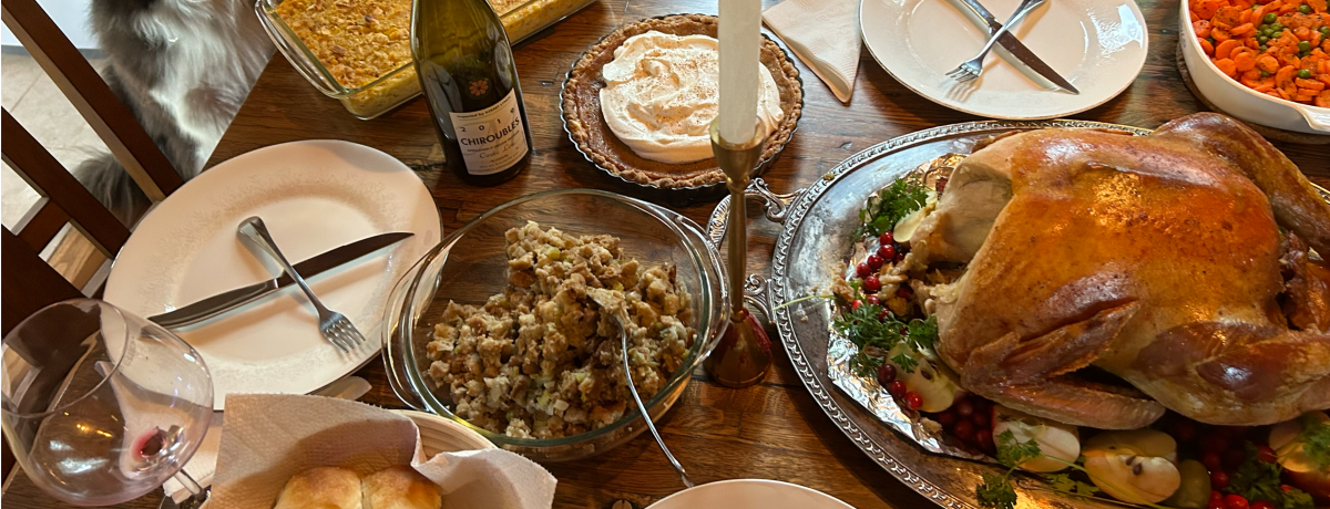 A thanksgiving holiday spread.