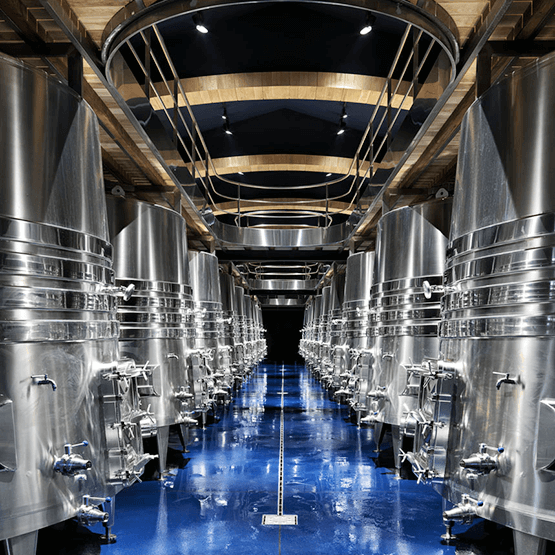 La Rioja Alta's fermentation tanks